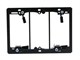 View product image Monoprice 3-Gang Low Voltage Mounting Bracket - image 1 of 2