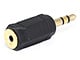 View product image Monoprice 3.5mm TRS Stereo Plug to 2.5mm TRS Stereo Jack Adapter, Gold Plated - image 2 of 2
