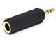 View product image Monoprice 3.5mm TRS Stereo Plug to 1/4in (6.35mm) TRS Stereo Jack Adapter, Gold Plated - image 2 of 2