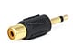 View product image Monoprice 3.5mm TS Mono Plug to RCA Jack Adapter, Gold Plated - image 2 of 2