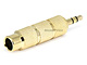 View product image Monoprice Metal 3.5mm TRS Stereo Plug to 1/4in (6.35mm) TRS Stereo Jack Adapter, Gold Plated - image 2 of 2