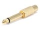 View product image Monoprice Metal 1/4in (6.35mm) TS Mono Plug to RCA Jack Adapter, Gold Plated - image 1 of 2