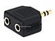 View product image Monoprice 3.5mm TRS Stereo Plug to 2x 3.5mm TRS Stereo Jack Splitter Adapter, Gold Plated - image 2 of 2