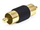 View product image Monoprice RCA Plug to RCA Plug Adapter, Gold Plated - image 1 of 2