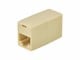 View product image Monoprice 8P8C RJ45 Straight Inline Coupler, Beige - image 1 of 1