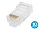 View product image Monoprice 8P8C RJ45 Plug for Flat Stranded Ethernet Cable, 50 pcs/pack - image 2 of 3