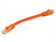 View product image Monoprice Cat6 Ethernet Patch Cable - Snagless RJ45, Stranded, 550MHz, UTP, Pure Bare Copper Wire, 24AWG, 0.5ft, Orange - image 1 of 3