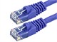 View product image Monoprice Cat6 Ethernet Patch Cable - Snagless RJ45, Stranded, 550MHz, UTP, Pure Bare Copper Wire, 24AWG, 0.5ft, Purple - image 2 of 3