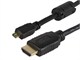 View product image Monoprice High Speed HDMI Cable with HDMI Micro Connector - 4K@60Hz HDR 18Gbps YCbCr 4:4:4 34AWG 1.5ft Black - image 2 of 4