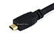 View product image Monoprice 6in 34AWG High Speed HDMI Cable With Ethernet Port Saver, HDMI Micro Connector Male to HDMI Connector Female, Black - image 2 of 3