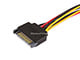 View product image Monoprice 12inch SATA 15pin Male to 4pin Molex and 4pin Power Cable - image 2 of 4
