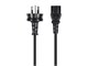 View product image Monoprice Power Cord - AS/NZS 3112 (Australia/New Zealand) to IEC 60320 C13, 18 AWG, 5A/1250W, 250V, Black, 6ft - image 2 of 6