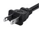 View product image Monoprice Power Cord - Non-Polarized NEMA 1-15P to Non-Polarized IEC 60320 C7, 18AWG, 10A/1250W, 125V, Black, 15ft - image 4 of 6