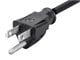 View product image Monoprice Right Angle Power Cord - NEMA 5-15P to Right Angle IEC 60320 C13, 18AWG, 10A/1250W, SVT, 125V, Black, 3ft - image 4 of 6