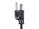 View product image Monoprice Right Angle Power Cord - NEMA 5-15P to Right Angle IEC 60320 C13, 16AWG, 13A/1625W, SJT, 125V, Black, 10ft - image 5 of 6