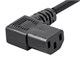 View product image Monoprice Right Angle Power Cord - NEMA 5-15P to Right Angle IEC 60320 C13, 14AWG, 15A/1875W, SJT, 125V, Black, 6ft - image 3 of 6