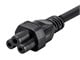 View product image Monoprice Power Cord - NEMA 5-15P to IEC-320-C5, 18AWG, 7A/125V, 3-Prong, Black, 3ft - image 3 of 6