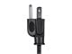 View product image Monoprice Power Cord - NEMA 5-15P to IEC-320-C5, 18AWG, 7A/125V, 3-Prong, Black, 3ft - image 5 of 6