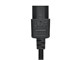 View product image Monoprice Power Cord - BS 1363 (UK) to IEC 60320 C13, 18AWG, 10A, 250V, with 13A fuse, 3-Prong, Black, 6ft - image 6 of 6