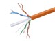 View product image Monoprice Cat6 1000ft Orange CMR UL Bulk Cable, Solid (w/spine), UTP, 23AWG, 550MHz, Pure Bare Copper, Reelex II Pull Box, Bulk Ethernet Cable - image 1 of 6