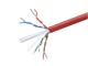 View product image Monoprice Cat6 Ethernet Bulk Cable - Solid, 550MHz, UTP, CMR, Riser Rated, Pure Bare Copper Wire, 23AWG, 1000ft, Red, (UL) - image 1 of 6