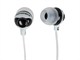 View product image Monoprice Button Design Noise Isolating Earbuds Headphones, Black & White - image 1 of 3