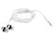 View product image Monoprice Button Design Noise Isolating Earbuds Headphones, Black & White - image 3 of 3