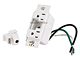 View product image Monoprice Recessed Low Voltage Media Plate with Duplex Surge Suppressor - White - image 4 of 5