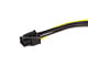 View product image Monoprice 8in SATA 15pin to 6pin PCI Express Card Power Cable - image 2 of 3