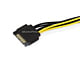 View product image Monoprice 8in SATA 15pin to 6pin PCI Express Card Power Cable - image 3 of 3