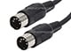View product image Monoprice 10ft MIDI Cable with 5 Pin DIN Plugs - Black - image 2 of 2