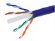 View product image Monoprice Cat6 Ethernet Bulk Cable - Solid, 550MHz, UTP, CMR, Riser Rated, Pure Bare Copper Wire, 23AWG, 1000ft, Purple, (UL) - image 1 of 6