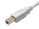 View product image Monoprice USB Type-A to USB Type-B 2.0 Cable - 28/24AWG, Gold Plated, White, 10ft - image 3 of 3
