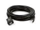 View product image Monoprice USB Type-A Male to Type-A Female 2.0 Extension Cable - Active, 20/28AWG, Repeater, Kinect & PS3 Move Compatible, Black, 16ft - image 1 of 4