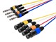 View product image Monoprice 3ft 4-Channel TRS Male to XLR Female Snake Cable - image 1 of 3