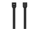 View product image Monoprice 24inch SATA 6Gbps Cable w/Locking Latch - Black - image 4 of 6