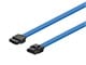View product image Monoprice 18in SATA 6Gbps Cable with Locking Latch - Blue - image 1 of 6