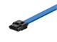 View product image Monoprice 18in SATA 6Gbps Cable with Locking Latch - Blue - image 2 of 3