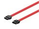 View product image Monoprice 18in SATA 6Gbps Cable with Locking Latch - Red - image 1 of 3