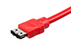 View product image Monoprice 3ft SATA External Shielded Cable - eSATA to eSATA (Type I to Type I) - Red - image 3 of 3
