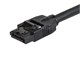 View product image Monoprice 6ft SATA 6 Gbps External Shielded Cable - eSATA to SATA (Type I to Type L) - Black - image 2 of 3