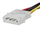 View product image Monoprice 6in SATA Serial ATA Splitter Power Cable (1x 5.25 to 2x 15pin SATA Power Connector) - image 2 of 3