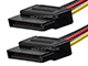 View product image Monoprice 6in SATA Serial ATA Splitter Power Cable (1x 5.25 to 2x 15pin SATA Power Connector) - image 3 of 3