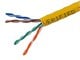 View product image Monoprice Cat5e Ethernet Bulk Cable - Solid, 350MHz, UTP, CMR, Riser Rated, Pure Bare Copper, 24AWG, 1000ft, Yellow, Reelex II (UL) - image 1 of 2