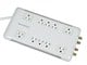 View product image Monoprice 10 Outlet Power Surge Protector with Sliding Safety Covers - 2880 Joules - image 1 of 6
