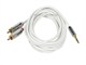 View product image Monoprice 6ft Designed for Mobile 3.5mm Stereo Male to RCA Stereo Male (Gold Plated) - White - image 1 of 3