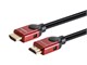 View product image Monoprice 4K High Speed HDMI Cable 3ft - 18Gbps Red (Select Metallic) - image 2 of 6