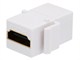 View product image Monoprice Keystone Jack HDMI Female to Female Coupler Adapter, White (No Logo) - image 1 of 2