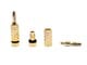 View product image Monoprice 5 PAIRS Of High-Quality Gold Plated Speaker Banana Plugs, Closed Screw Type - image 3 of 3