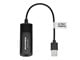 View product image Monoprice USB 2.0 Ultrabook Ethernet Adapter (Low Power) - image 3 of 5
